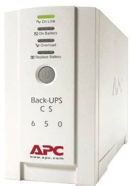 APC 180 → 266V Input Stand Alone Uninterruptible Power Supply, 650VA (400W), Back-UPS CS