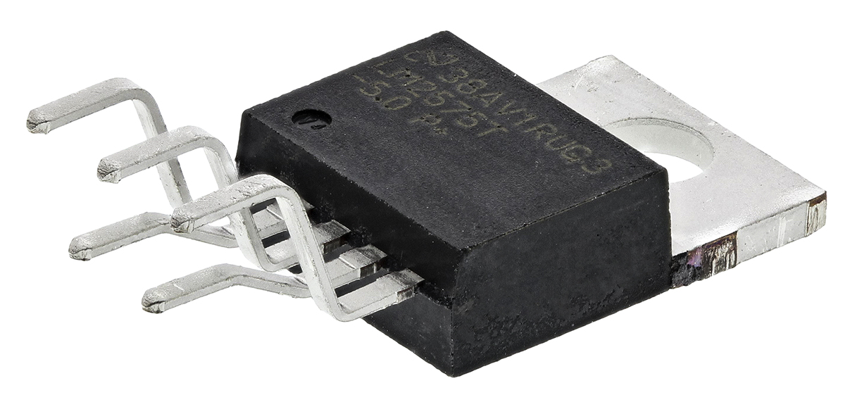 Texas Instruments LM2575T-5.0/LF03, 5-Channel Boost, Buck, Buck Converter, 1 A, 37 V 58 kHz, TO-220 5-Pin