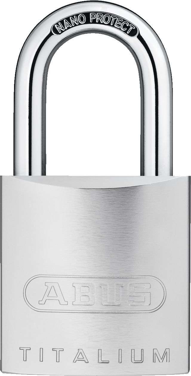 ABUS Padlock Titanium Padlock, Keyed Alike, 8mm Shackle, 46.5mm Body