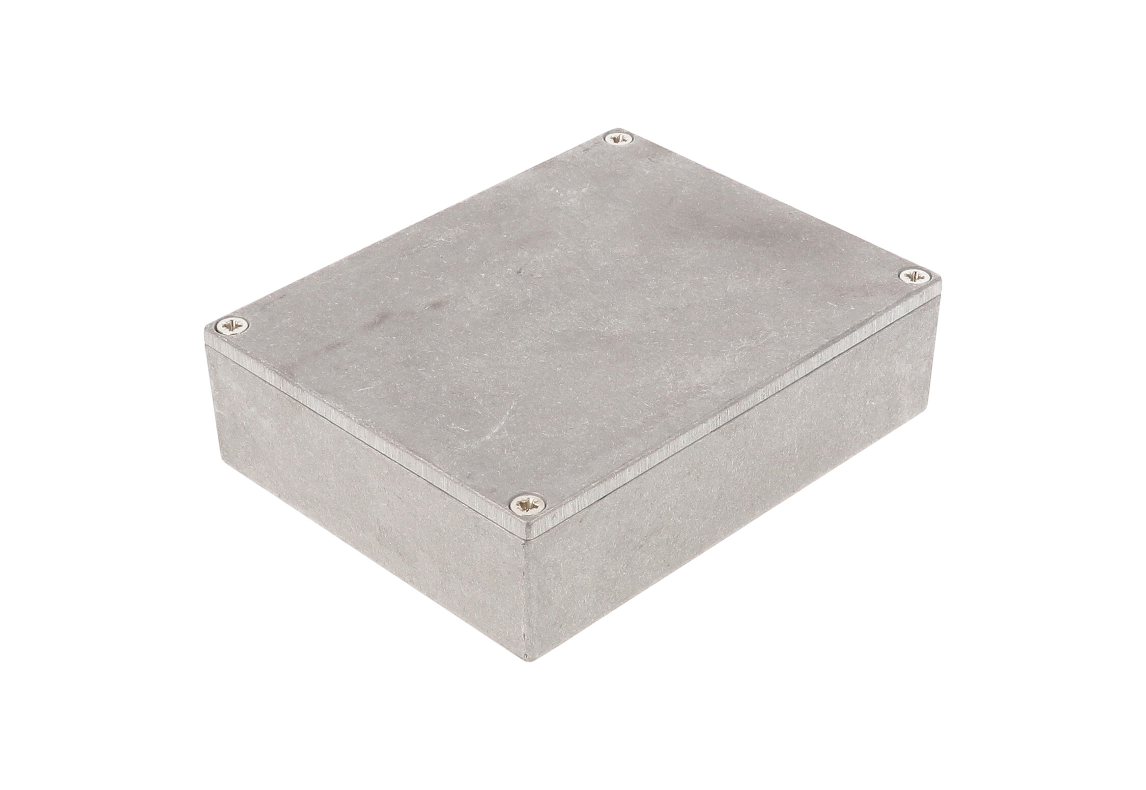 Hammond Eddystone Series Natural Die Cast Aluminium Enclosure, IP54, Natural Lid, 120 x 95 x 34mm