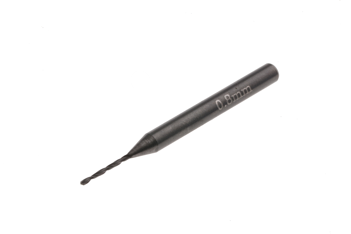 RS PRO Carbide PCB Drill Bit, 0.8mm Diameter