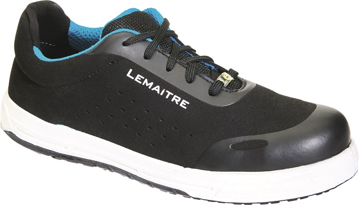 LEMAITRE SECURITE OHMEX Unisex Black Aluminium Toe Capped Safety Trainers, UK 11, EU 46