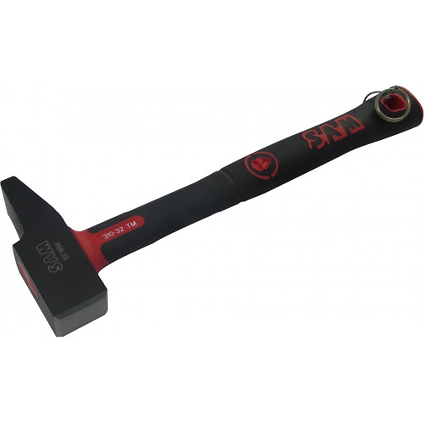 SAM Carbon Steel Riveting Hammer with Ergonomic Handle, 360g
