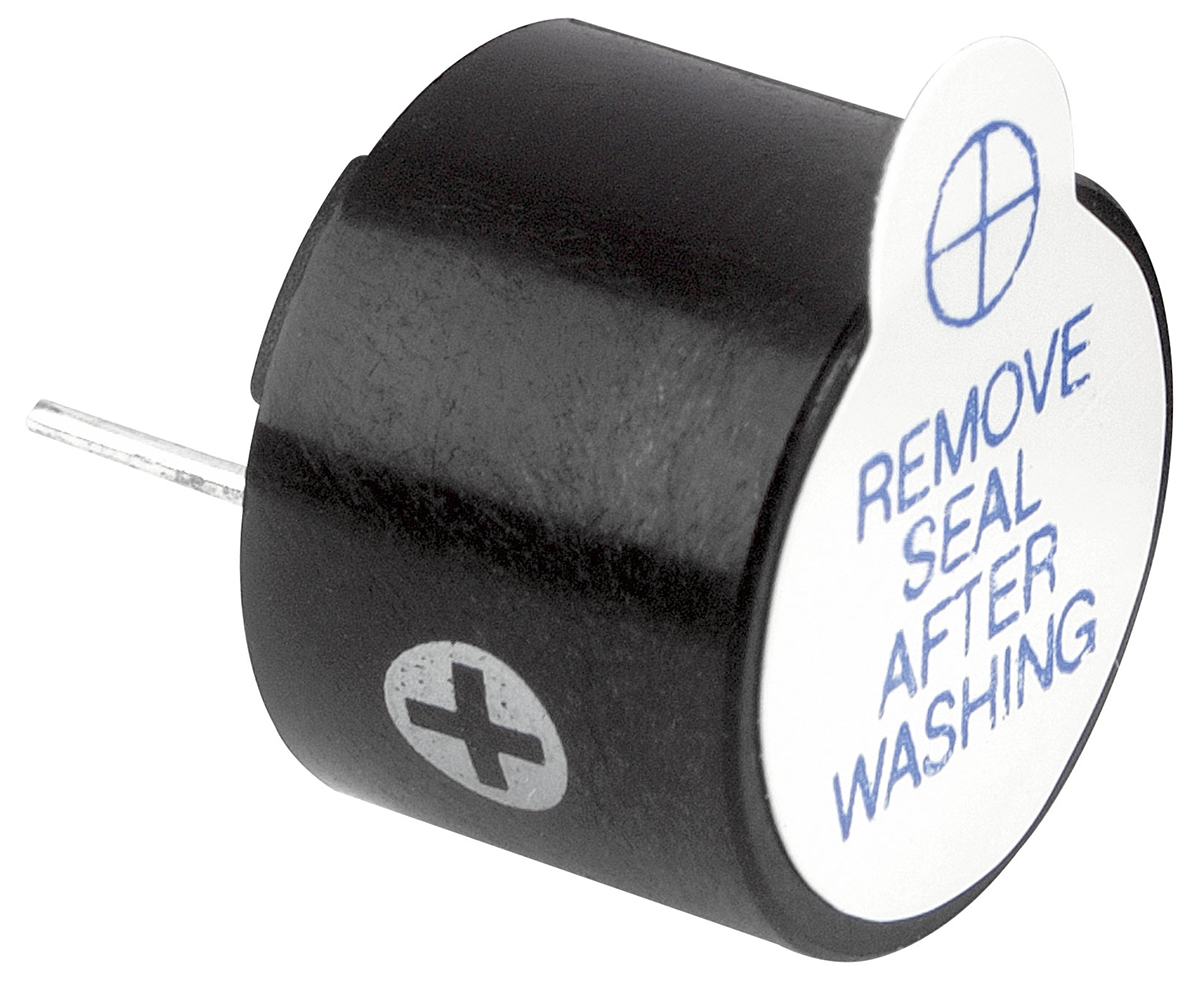 RS PRO Through Hole Buzzer, 6 → 15 V, 85dB at 1 m, Single-Tone