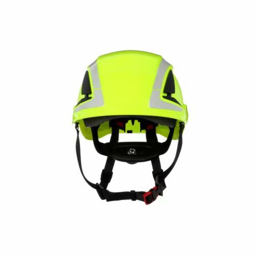 3M X5000 Green Safety Helmet with Chin Strap, AdjustableVentilated