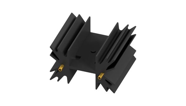Fischer Elektronik Heatsink, PGA, 6.5K/W, 38.1 x 42 x 25mm, PCB Mount