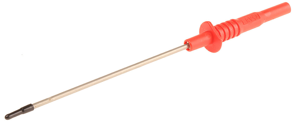 Mueller Electric Fixed Test Probe, 2mm Tip, 1kV, 20A