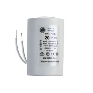 Ducati Energia 4.16.17 Polypropylene Film Capacitor, 400 → 500V ac, ±5%, 20μF, Plug In