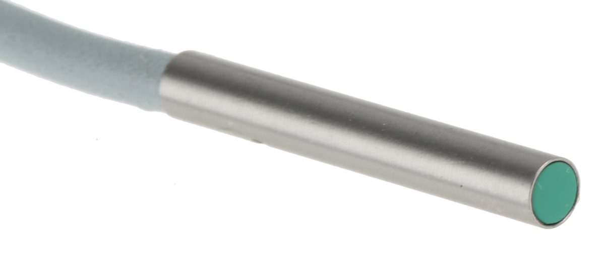 Pepperl + Fuchs Inductive Threaded Barrel Proximity Sensor, 0.6 mm Detection, NPN NO, 10 → 30 V dc