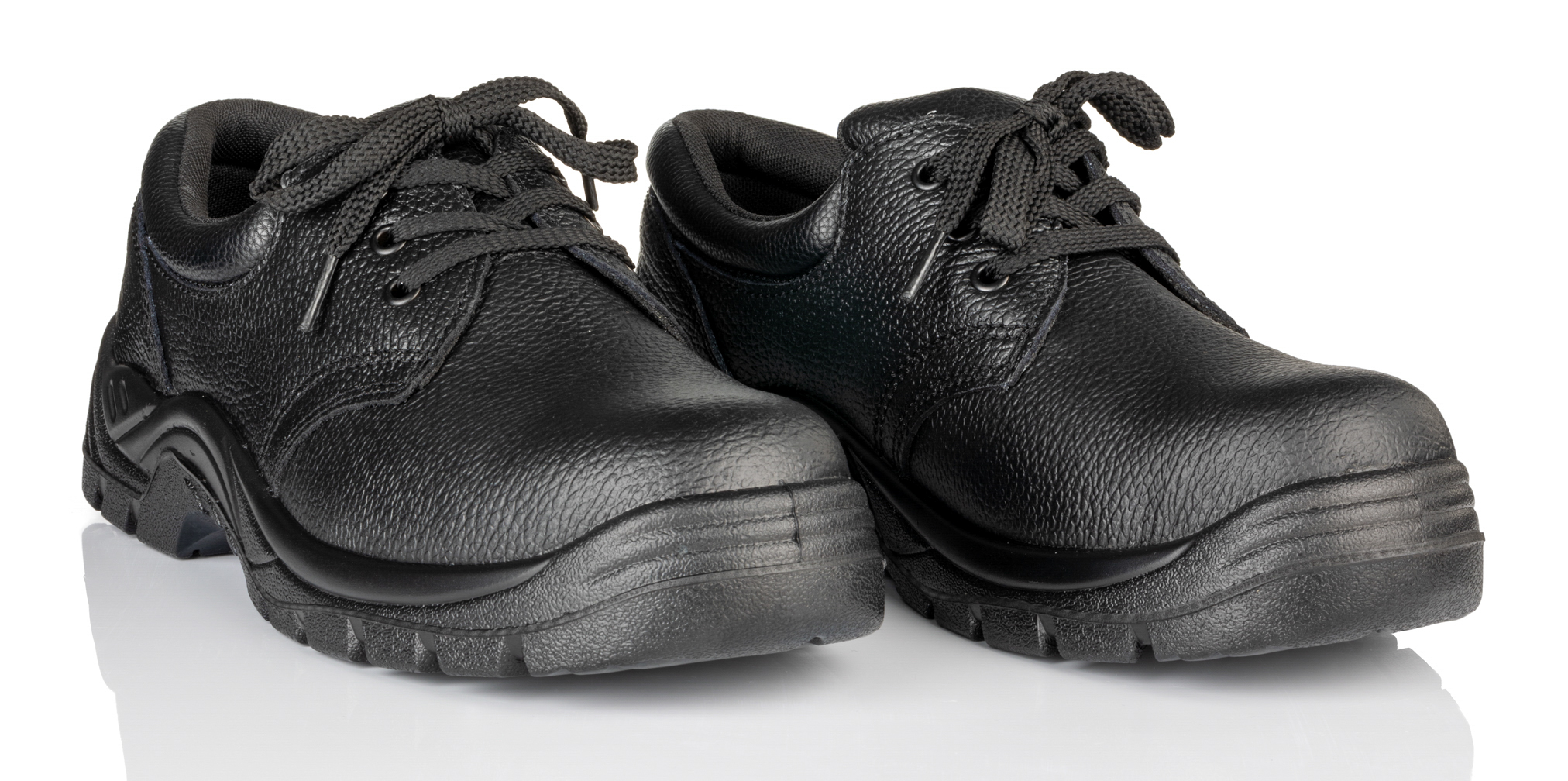 RS PRO Unisex Black Steel Toe Capped Safety Shoes, UK 12, EU 47