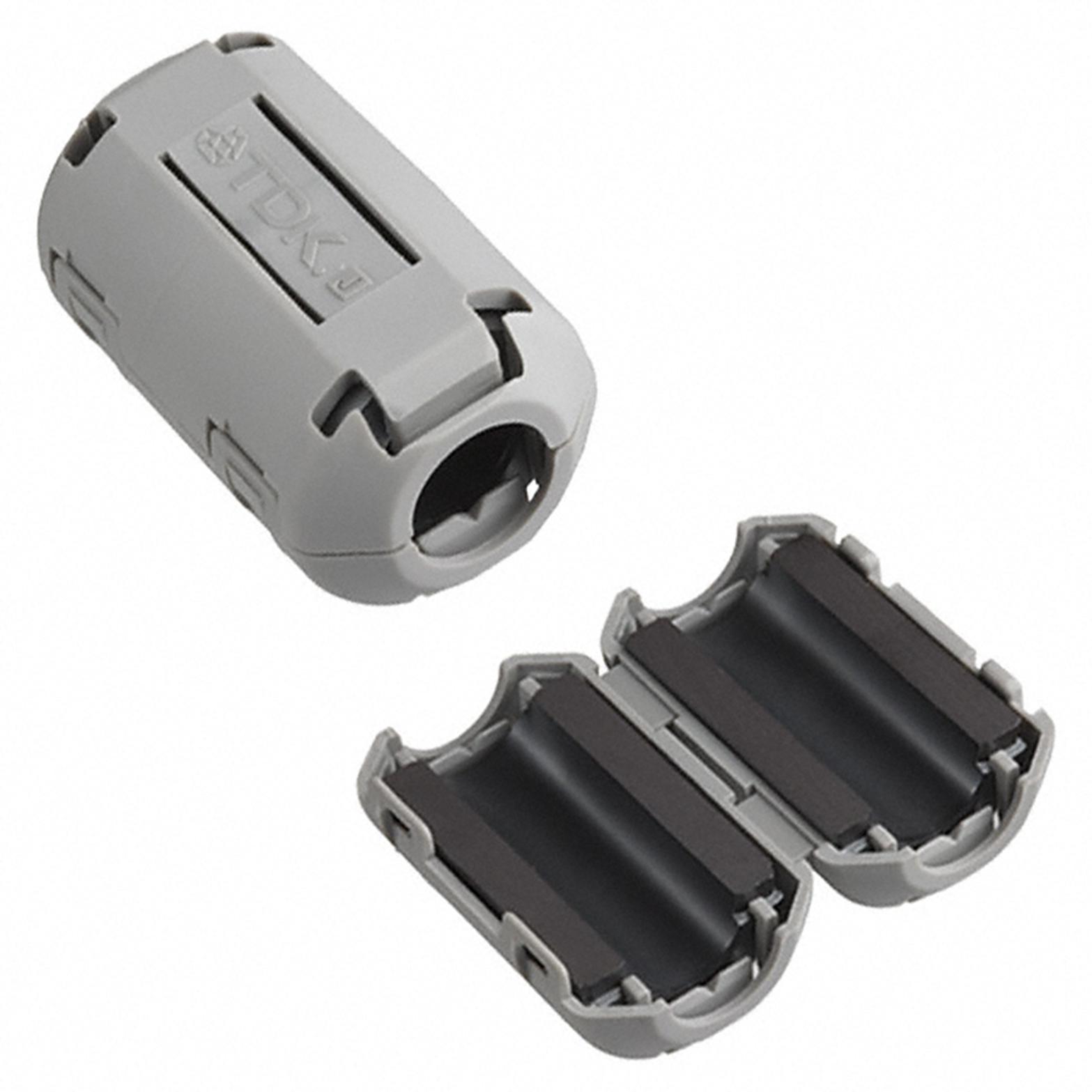 TDK Openable Ferrite Sleeve, 28 Dia. x 35mm, For Suppression Components, Apertures: 1, Diameter 13mm