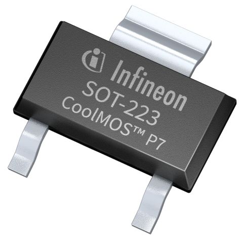 Infineon CoolMOS P7 Type N-Channel MOSFET, 1.5 A, 800 V Enhancement, 3-Pin SOT-223