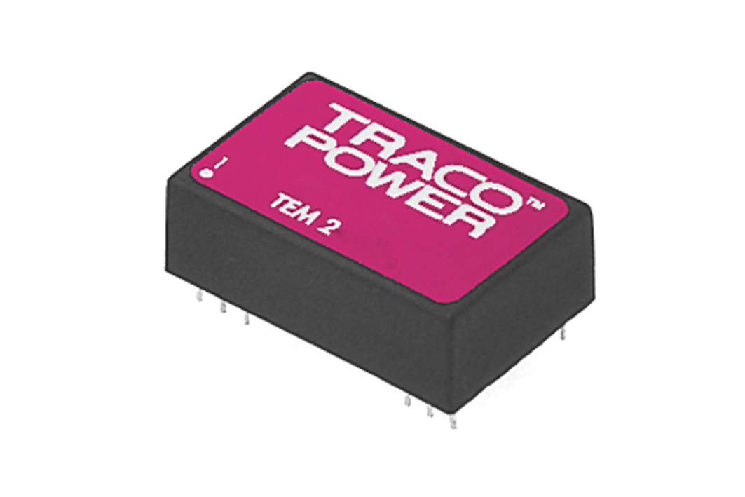 TRACOPOWER TEM 2 DC-DC Converter, 5V dc/ 400mA Output, 10.8 → 13.2 V dc Input, 2W, Through Hole, +60°C Max Temp