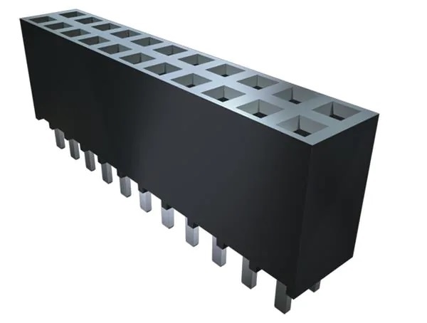 Samtec SSW Series Straight Surface Mount PCB Socket, 30-Contact, 2-Row, 2.54mm Pitch, Solder Termination