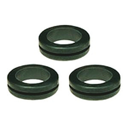 SES Sterling DK Black PVC 14mm Cable Grommet for Maximum of 9mm Cable Dia. 01070029010