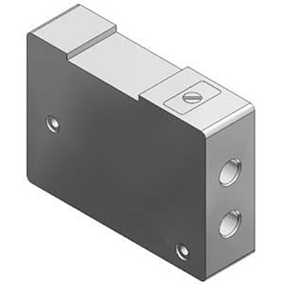 SMC VQ2000 Double Check Block, VQ2000-FPG-C6C6