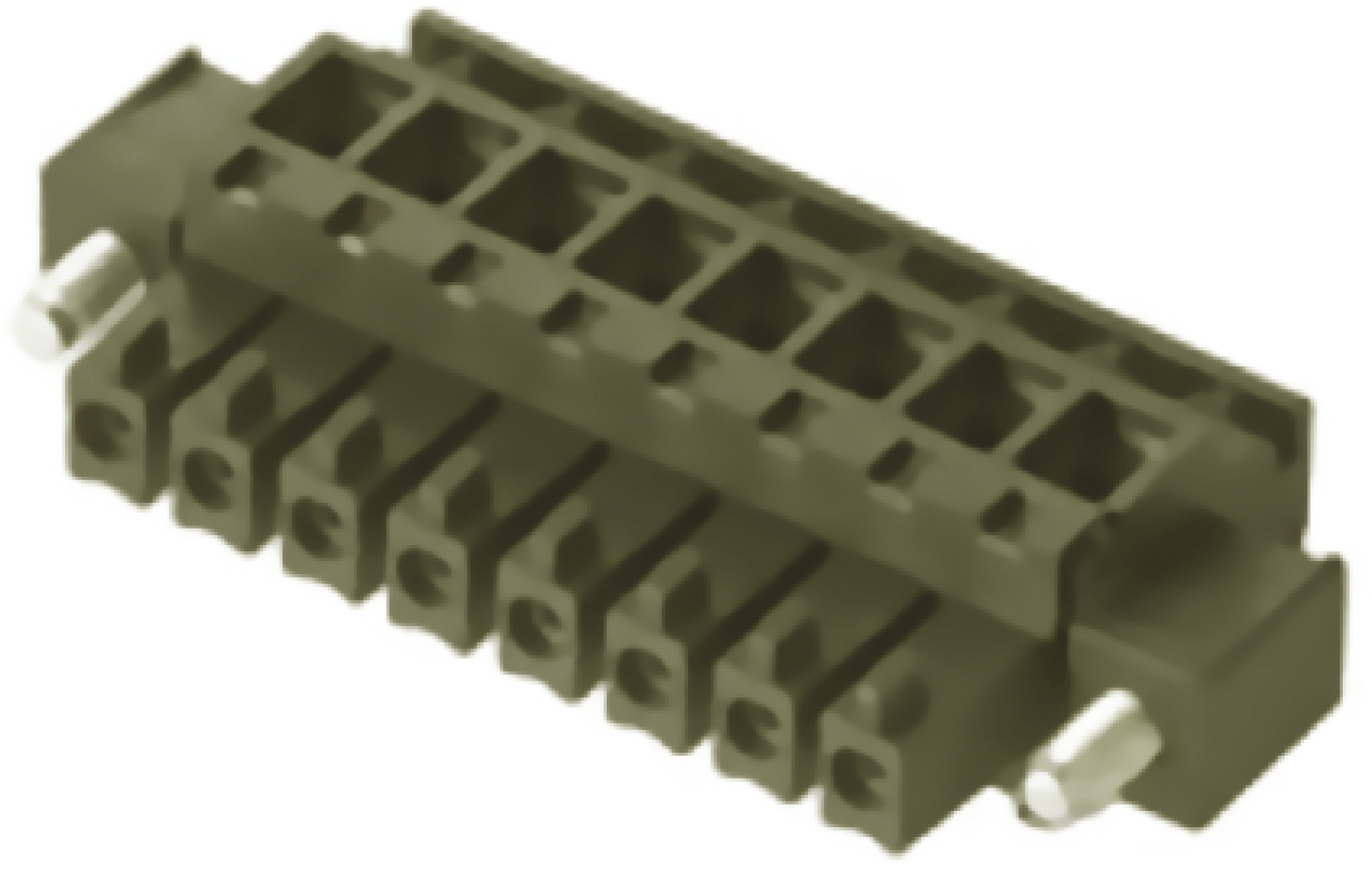 Weidmuller, 3.81mm Pitch, BC 3.81, 6 Way, Right Angle, Pluggable Terminal Block, Plug, Cable Mount, Screw Termination,