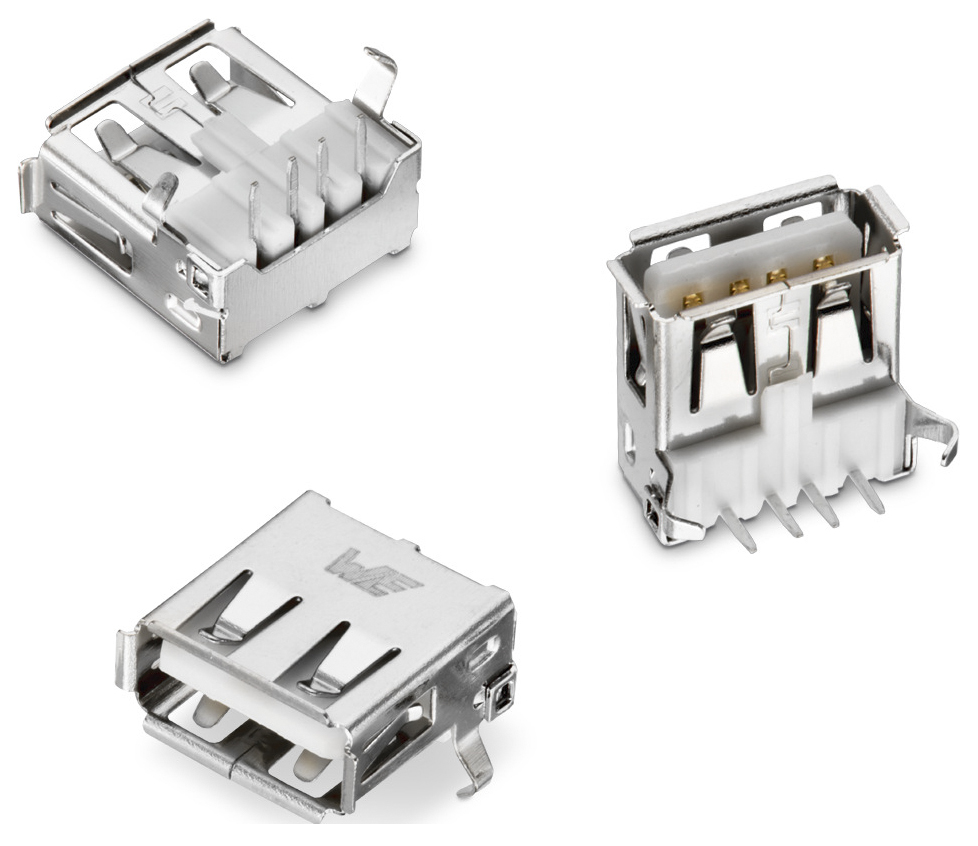 Wurth Elektronik 4 Way Memory Card Connector With Solder Termination