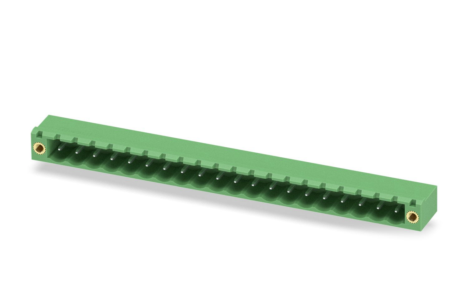 Phoenix Contact, 5.08mm Pitch, MSTB 2.5/20-GF-5.08, 20 Way, Pluggable Terminal Block, Header, Solder Termination,