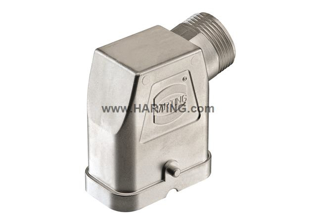HARTING Han-Compact Heavy Duty Power Connector Hood, M25 Thread, Side Entry