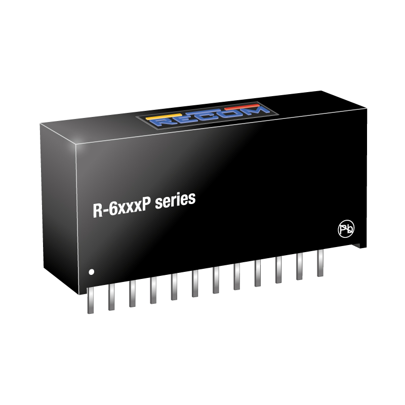 Recom R-6 DC-DC Converter, 9V dc/ 2A Output, 11 → 32 V dc Input, 18W, Through Hole, +85°C Max Temp -40°C Min Temp