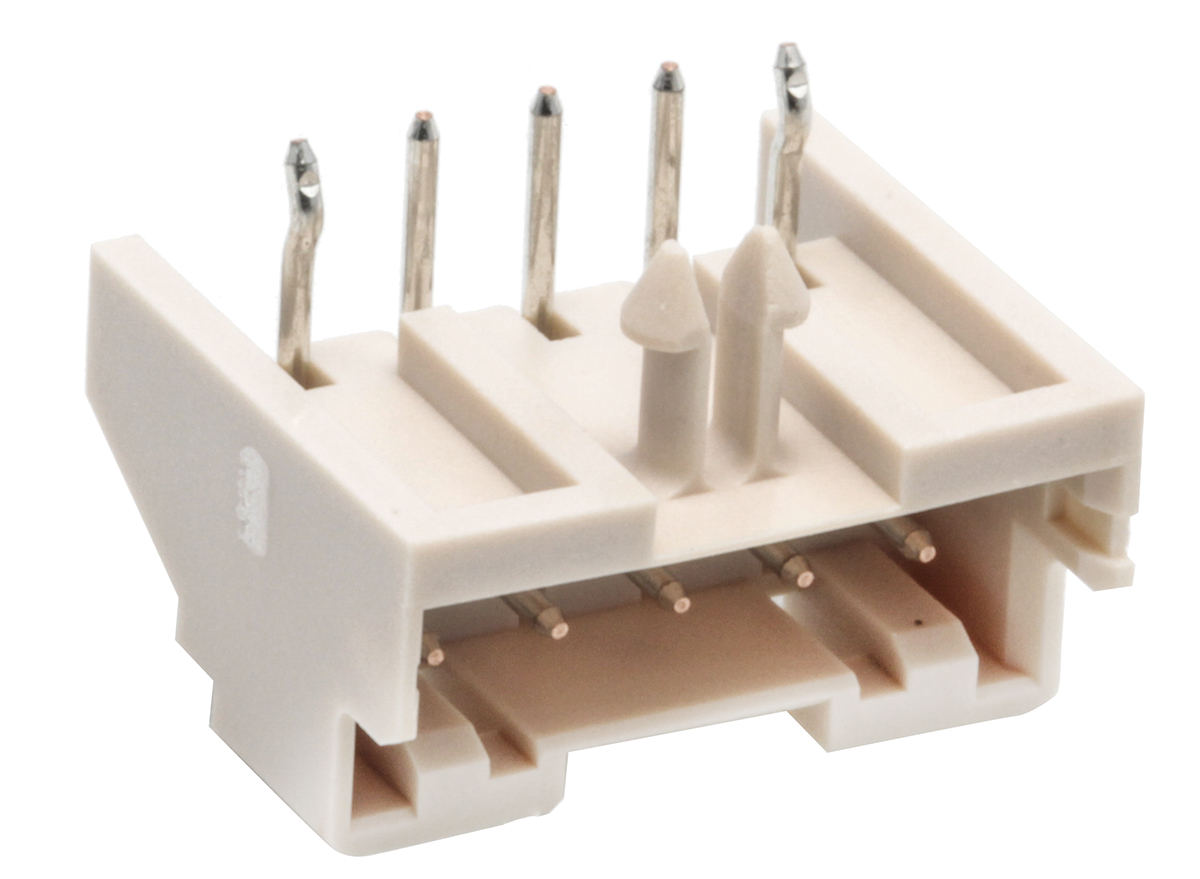 JST XA Series Right Angle Through Hole PCB Header, 5 Contact(s), 2.5 mm Pitch, 1 Row, Shrouded