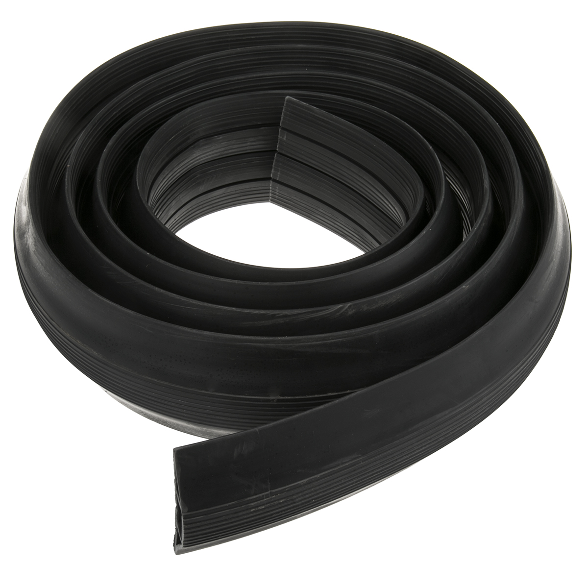 RS PRO 3m Black Cable Cover in Rubber, 14mm Inside dia.