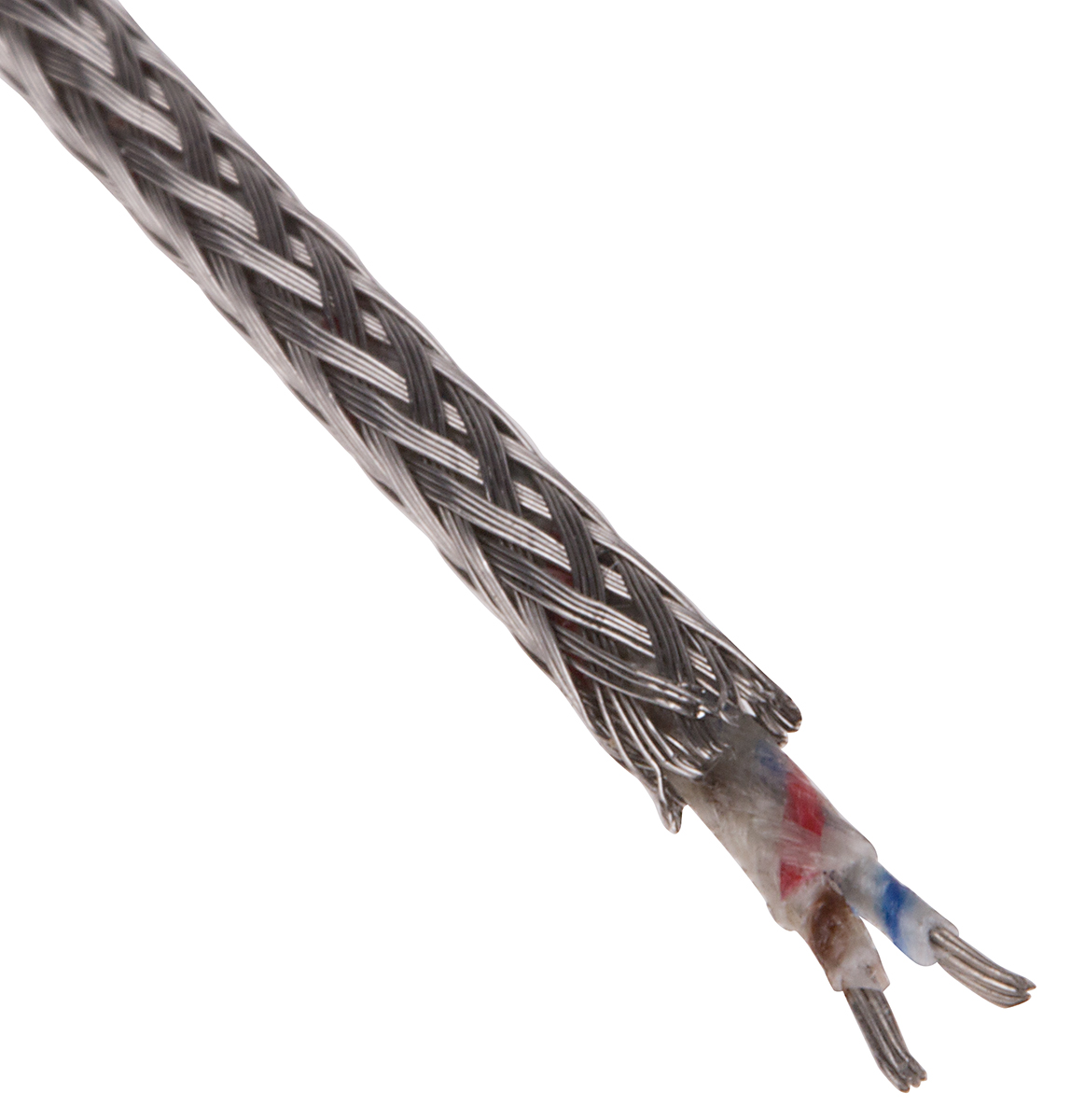 RS PRO Type K Thermocouple Cable/Wire, 50m, Unscreened, Glass Fibre Insulation, +350°C Max, 7/0.2mm