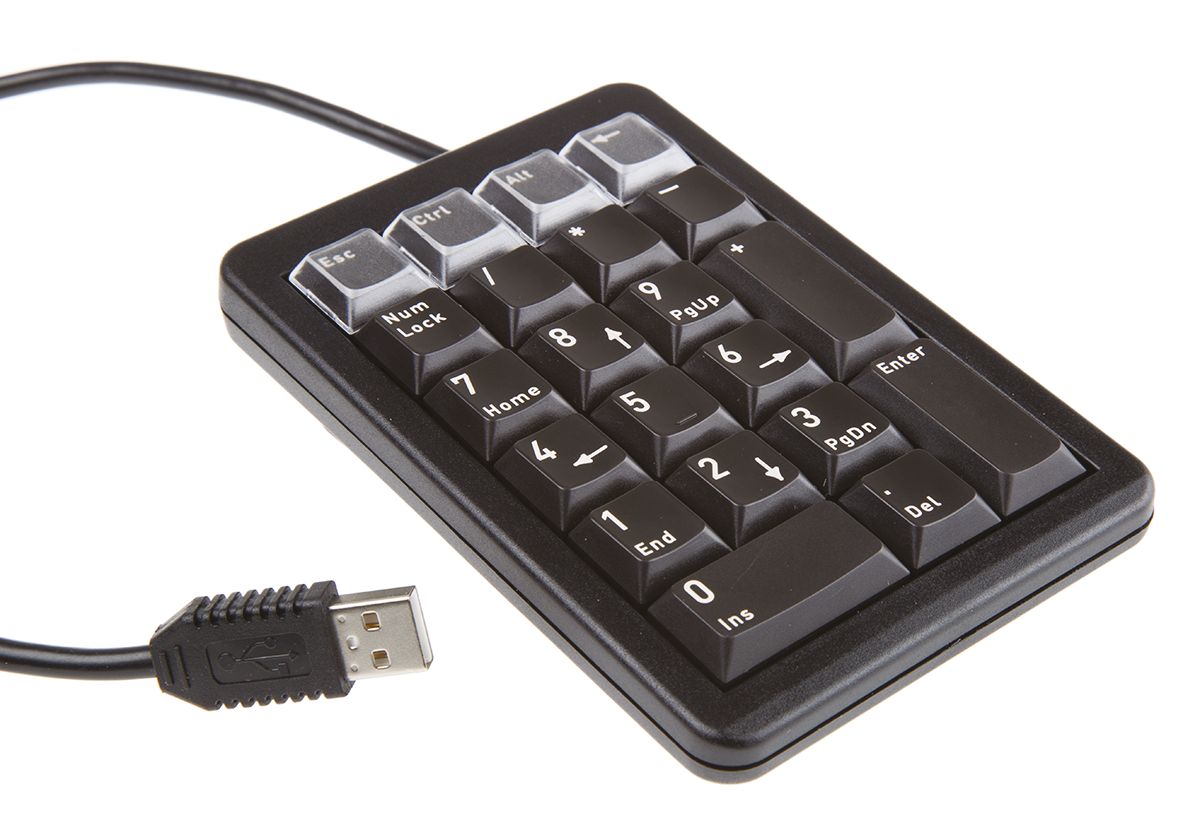 Cherry Black Wired USB Numeric Keypad