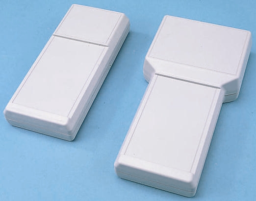 Pactec T Series Black ABS Handheld Enclosure, Integral Battery Compartment, 217 x 101.6 x 25mm