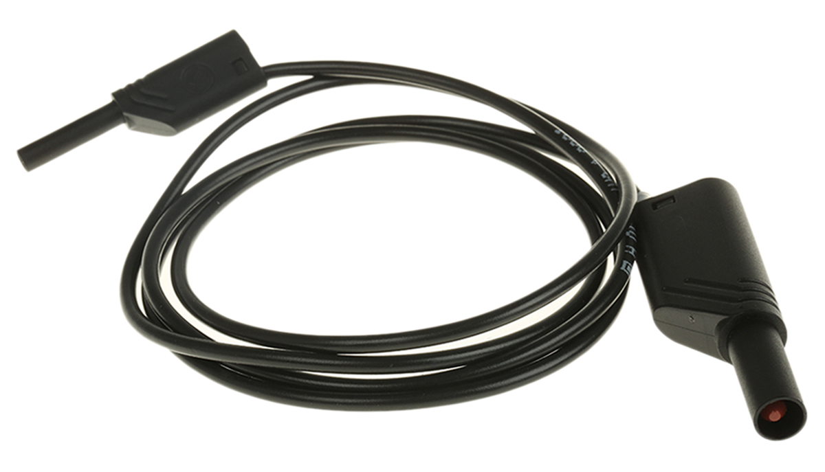 Hirschmann Test & Measurement, 10A, 1000V ac/dc, Black, 1m Lead Length