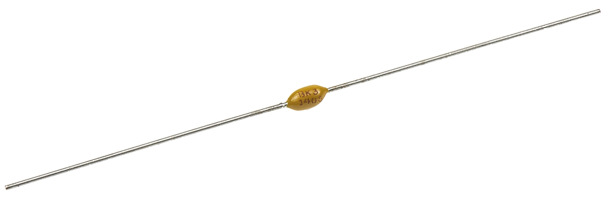 KEMET 10nF Multilayer Ceramic Capacitor MLCC, 50V dc V, ±10% , Axial