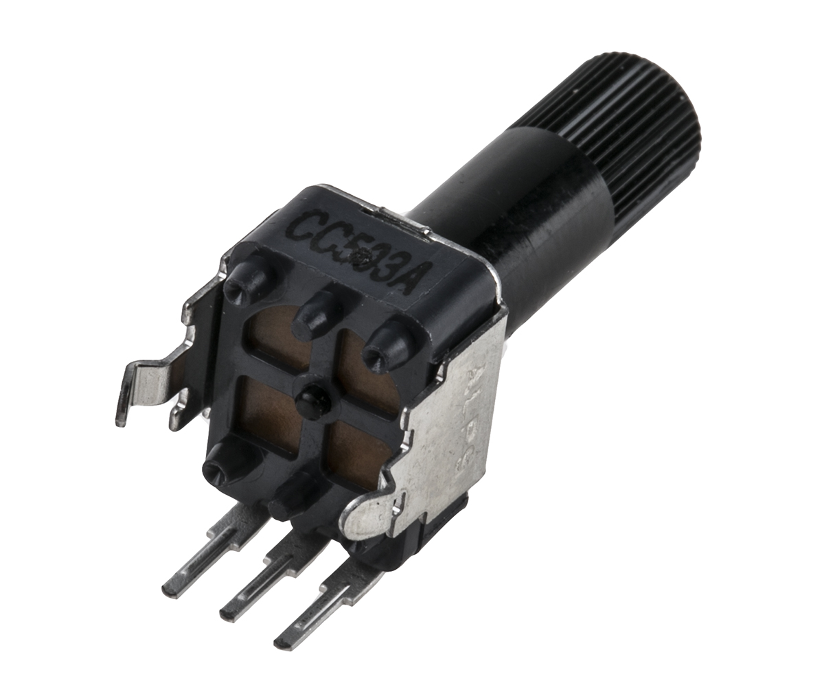 Alps Alpine RK09K 50kΩ Rotary Carbon Film Potentiometer, Panel Mount (Through Hole), RK09K1130BCN