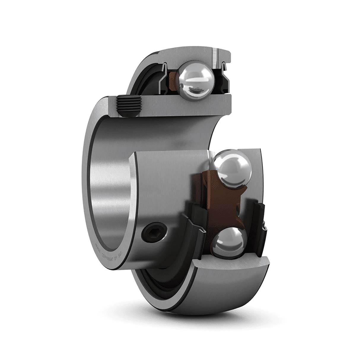 SKF Bearing Unit Insert 25mm ID 52mm OD YAT 205