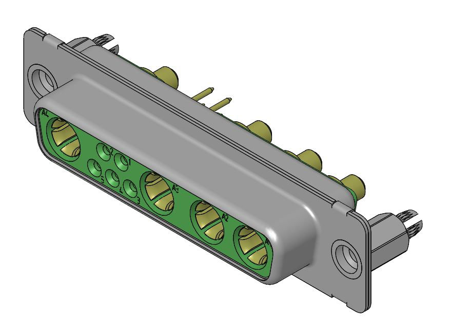 FCT from Molex 173107 9 Way D-sub Connector Socket, 2.74mm Pitch, with 4-40 Screw Locks