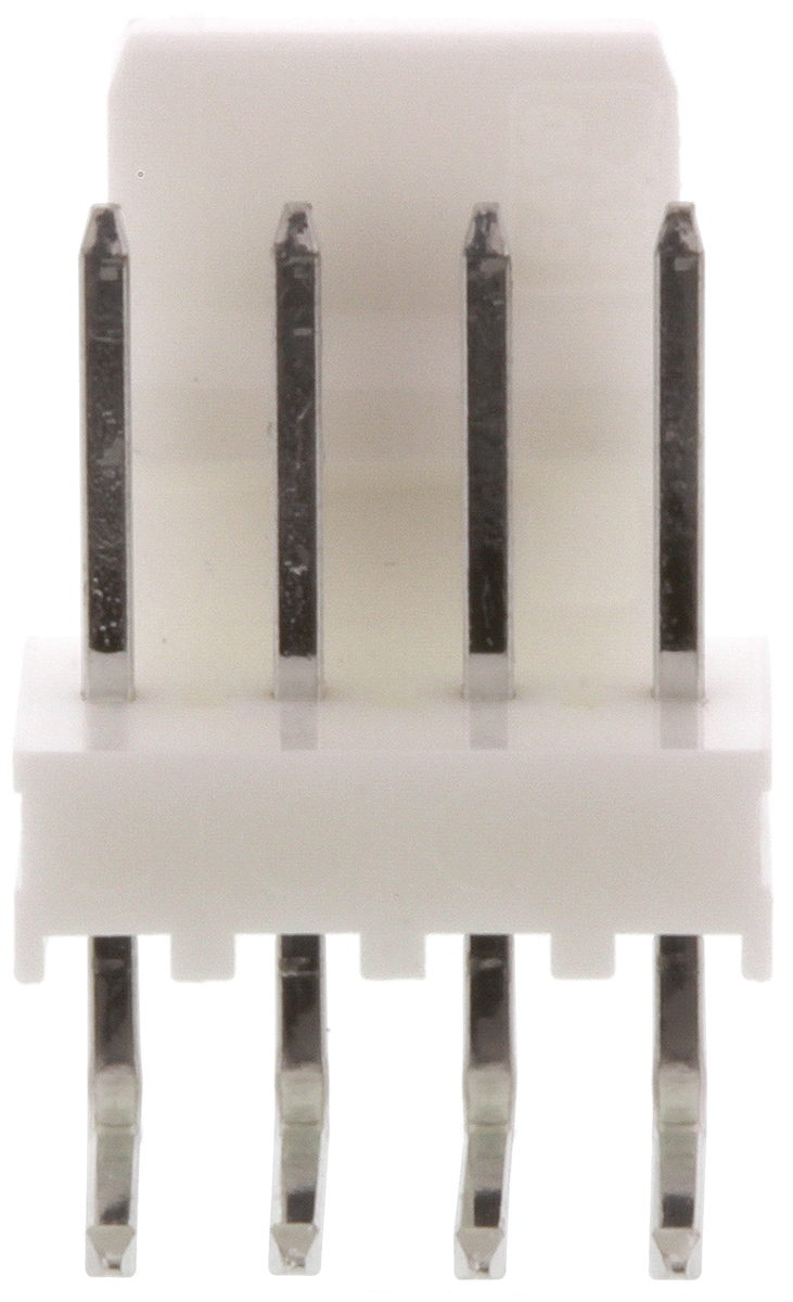 Molex KK 254 Series Right Angle Through Hole Pin Header, 4 Contact(s), 2.54 mm Pitch, 1 Row, Unshrouded