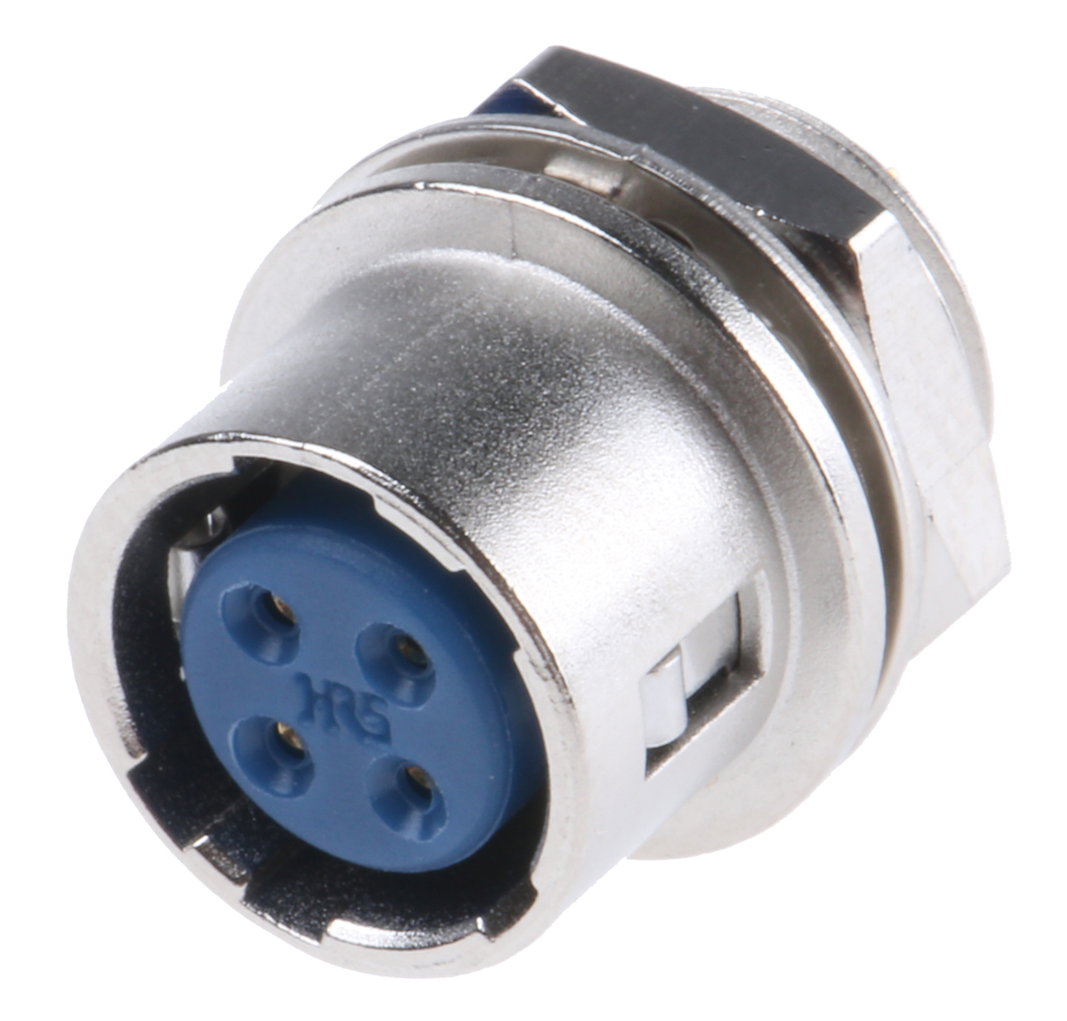Hirose Circular Connector, 4 Contacts, Panel, Miniature Connector, Socket, Female, HR10 Series
