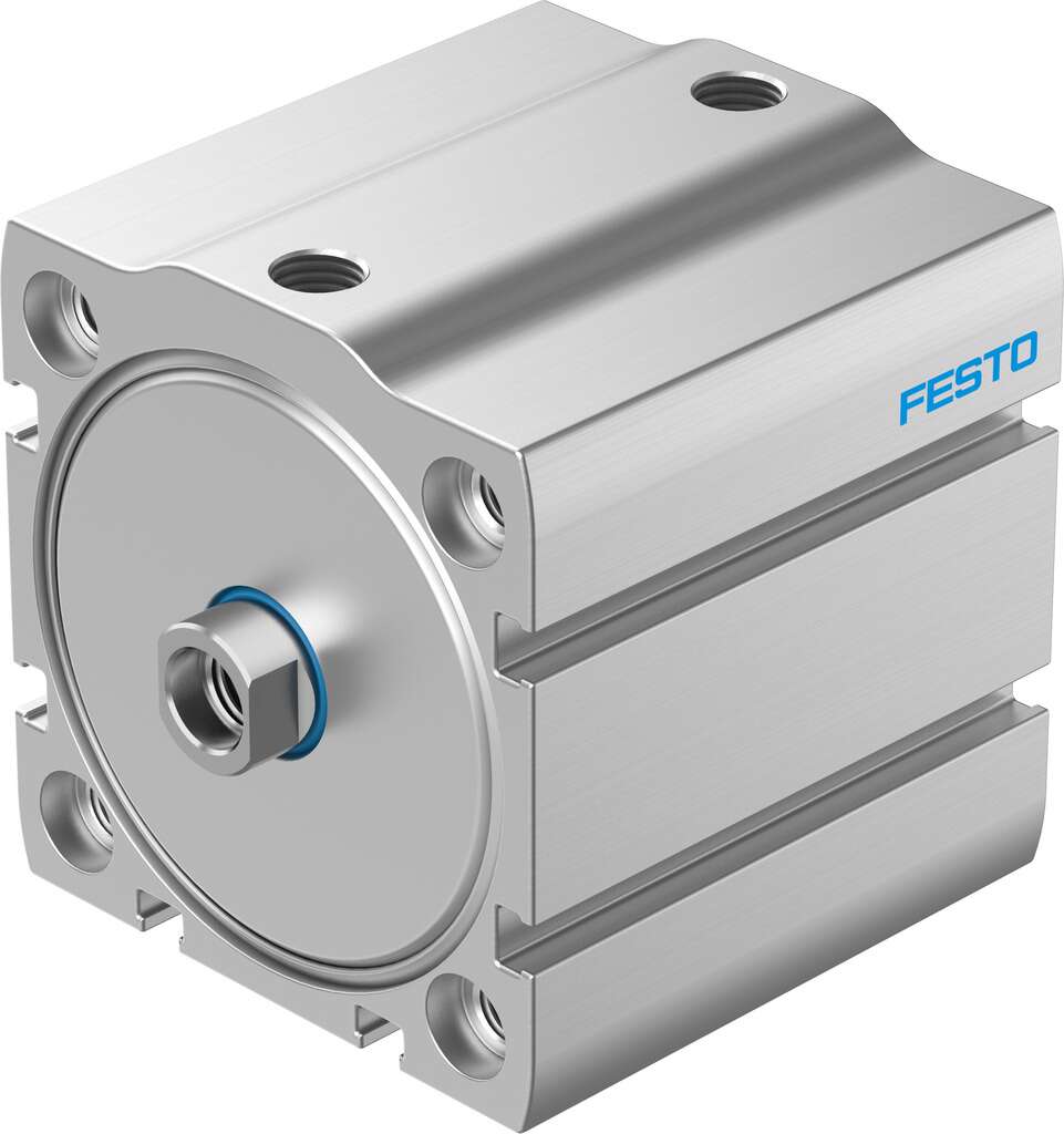 Festo Pneumatic Compact Cylinder - 5132663 63 mm Bore, 5 mm ADN-S-63-5-I-P-A Series, Double Acting Acting