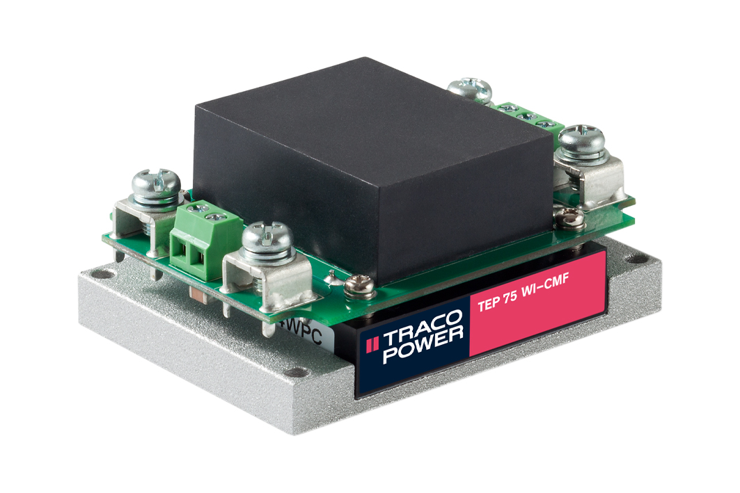 TRACOPOWER TEP 75WI DC-DC Converter, 48V dc/ 1.6A Output, 9 → 36 V dc Input, 75W, Chassis Mount, +75°C Max Temp