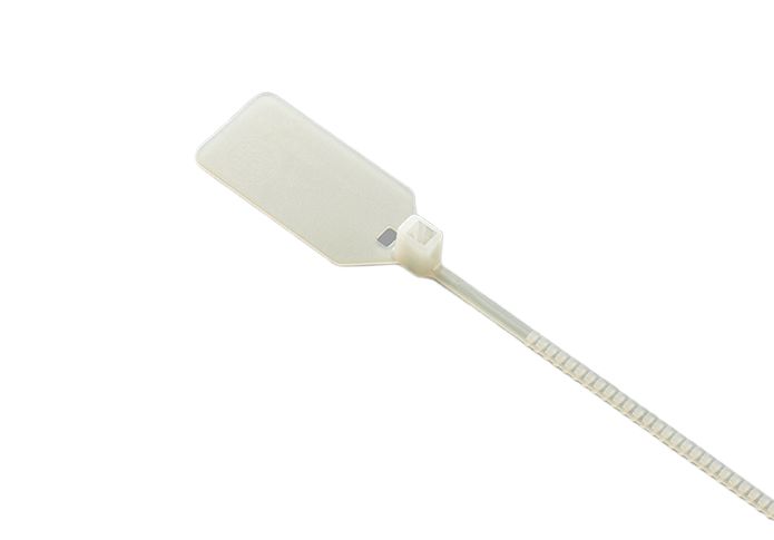 RS PRO Cable Ties, 295.4mm x 3mm, Natural Nylon, Pk-100