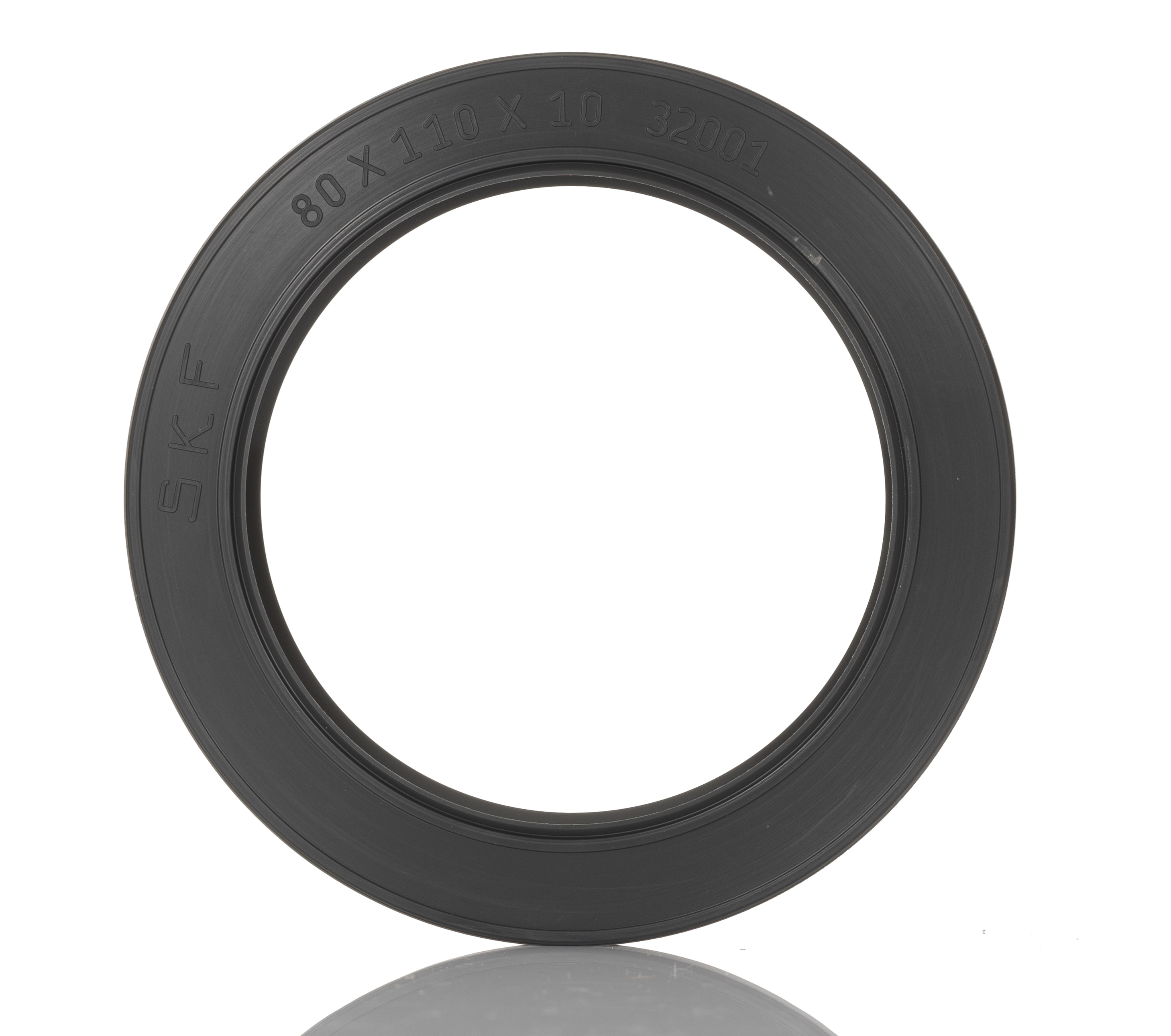 SKF Nitrile Rubber Seal, 80mm ID, 110mm OD, 10mm