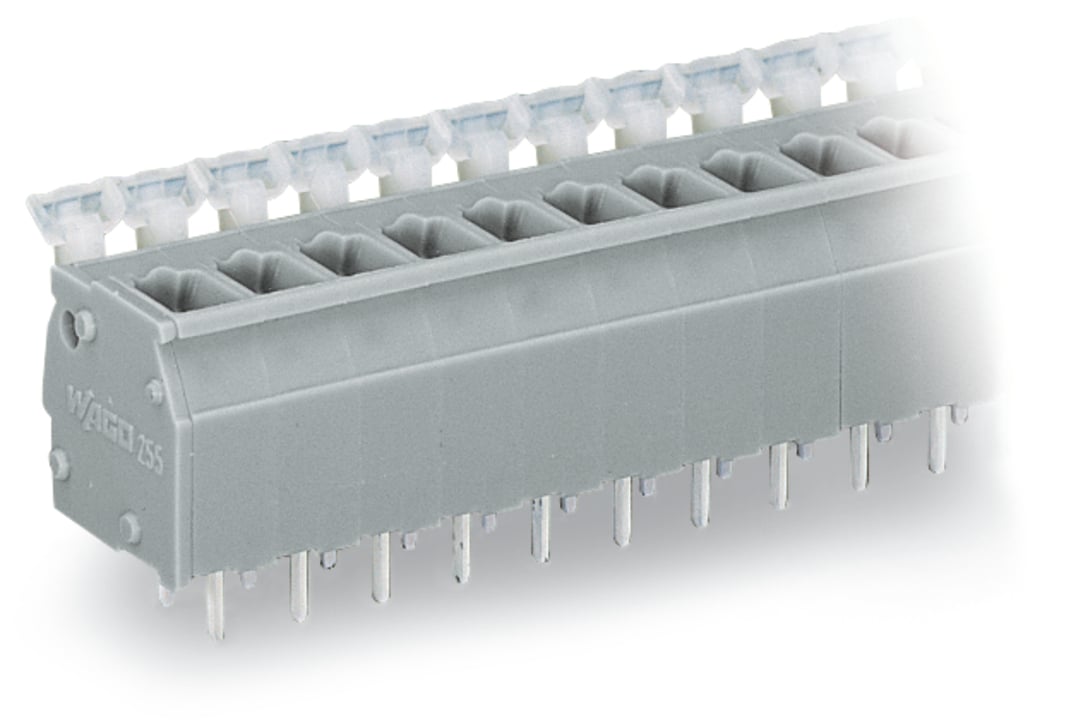 WAGO 255 Series PCB Connector, 4-Contact, 5 / 5.08mm Pitch, Through Hole Mount, 1-Row, Cage Clamp Termination