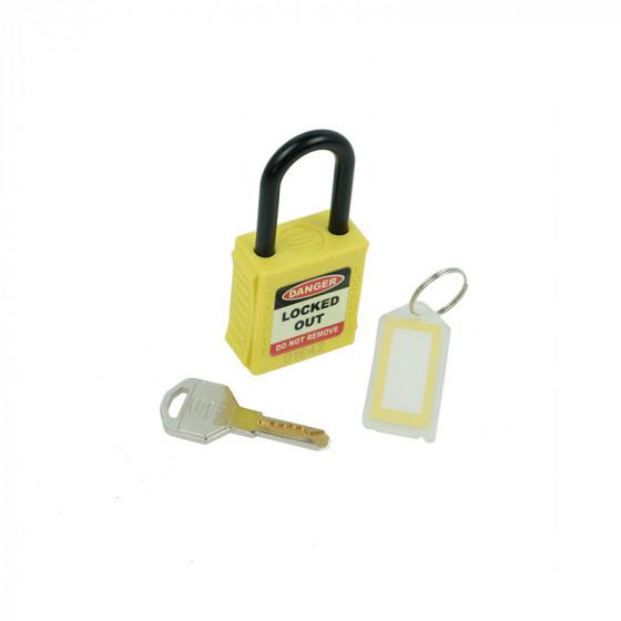 Spectrum Industrial Key Weatherproof Safety Padlock, 6mm Shackle
