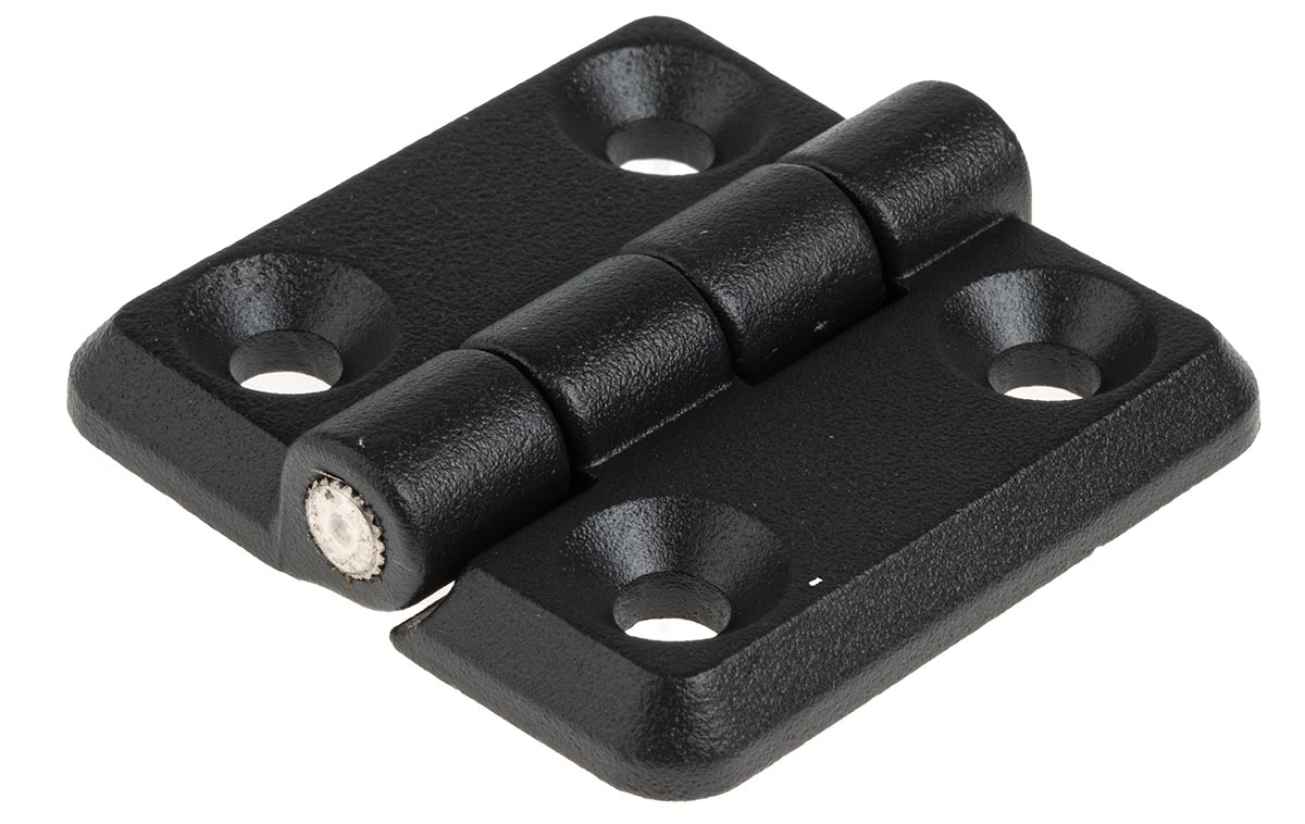RS PRO Die Cast Zinc Butt Hinge, Screw Fixing, 50mm x 50mm x 12mm