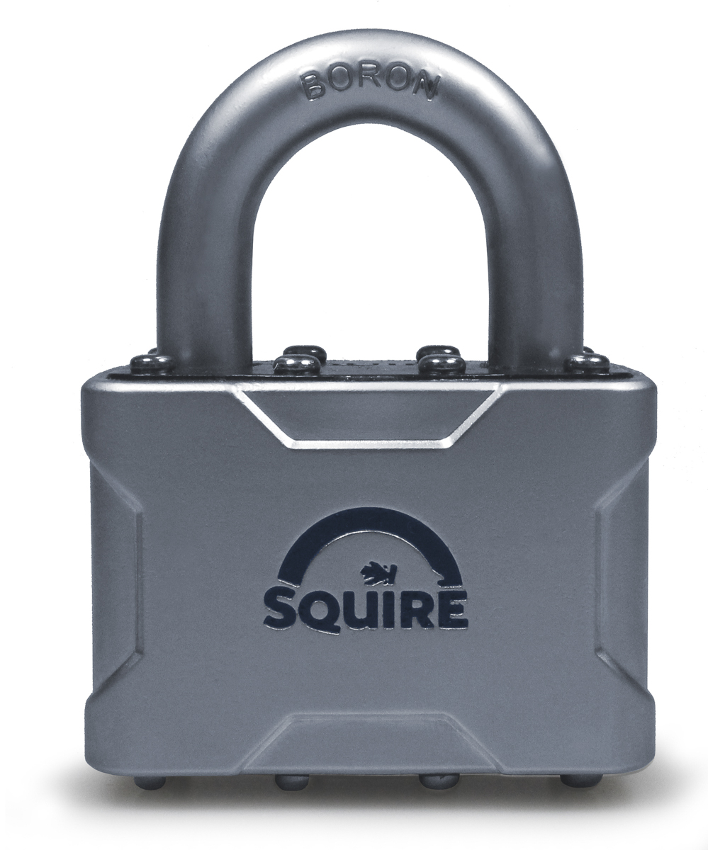 Squire Key Weatherproof Steel Steel Padlock, 9.5mm Shackle, 55mm Body