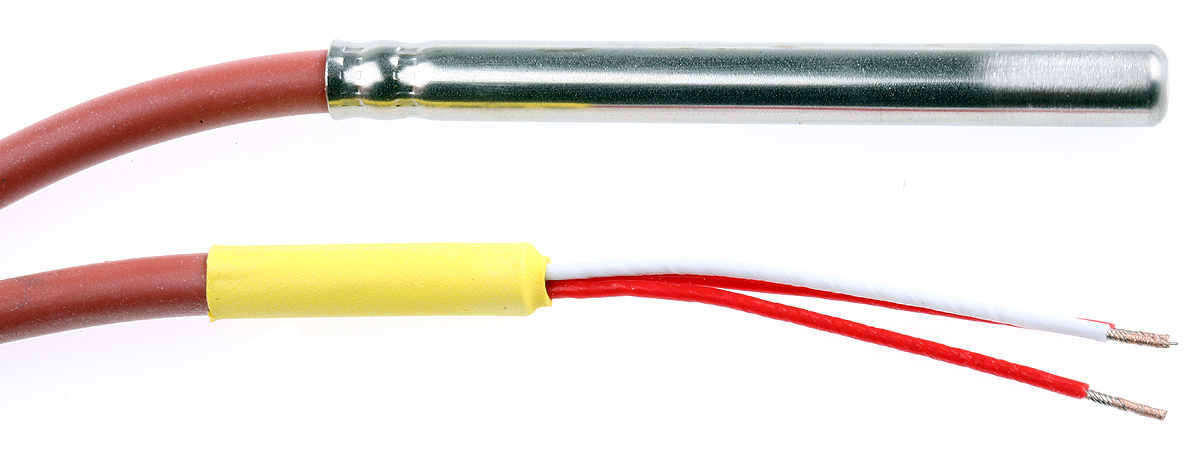 Electrotherm PT100 RTD Sensor, 6mm Dia, 60mm Long, F0.3 +200°C Max