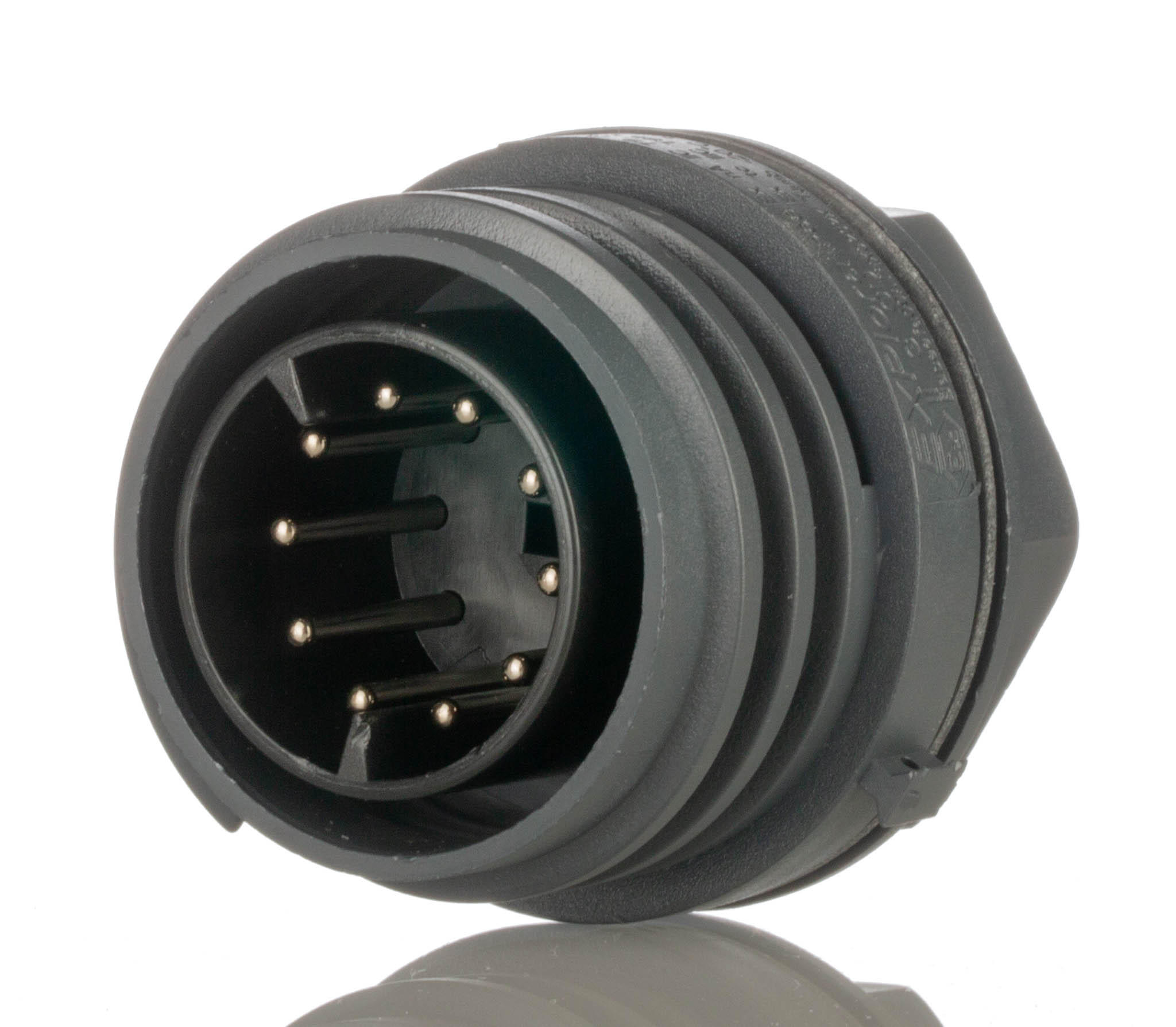 Bulgin Circular Connector, 10 Contacts, Panel, Plug, Male, IP68, EXPlora EXP Series