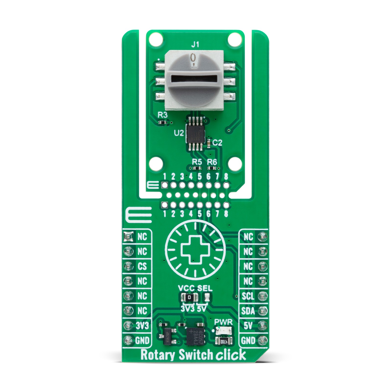 MikroElektronika Rotary Switch Click RDS6-16S-1065-1-SMT Evaluation Board for Applications Requiring Precise Rotary