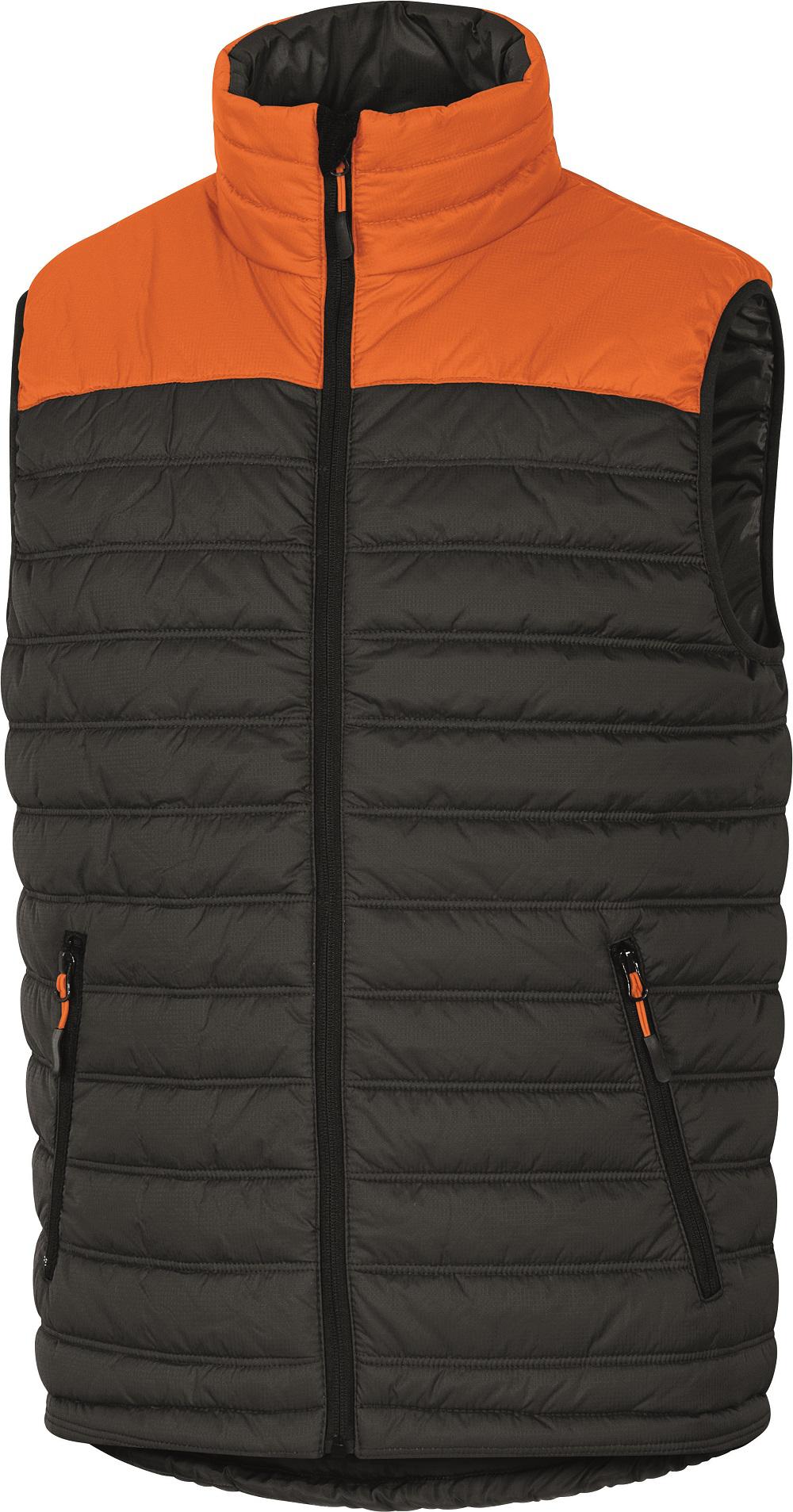 Delta Plus Grey/Orange Durable, Lightweight Gilet, L