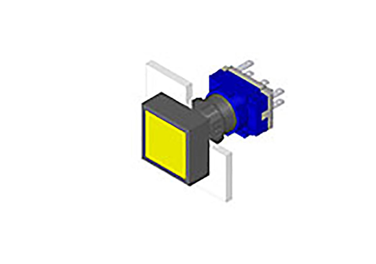 EAO Illuminated Push Button Switch for Use with Series 61 Switches